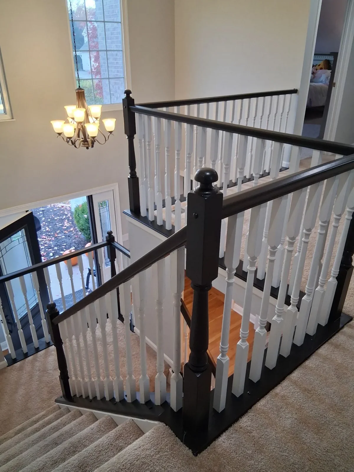 Completed interior painting project with freshly painted walls, trim, and architectural details in Greater Cincinnati and Northern Kentucky