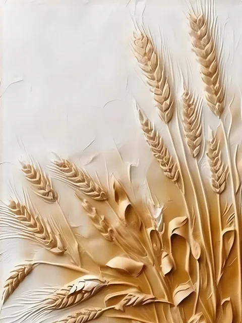 Model de tablou în relief: Spice de grâu