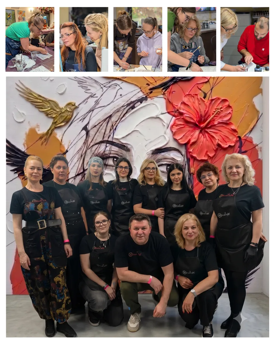 Echipa Melinda Art, instructorii care te ghidează la atelier