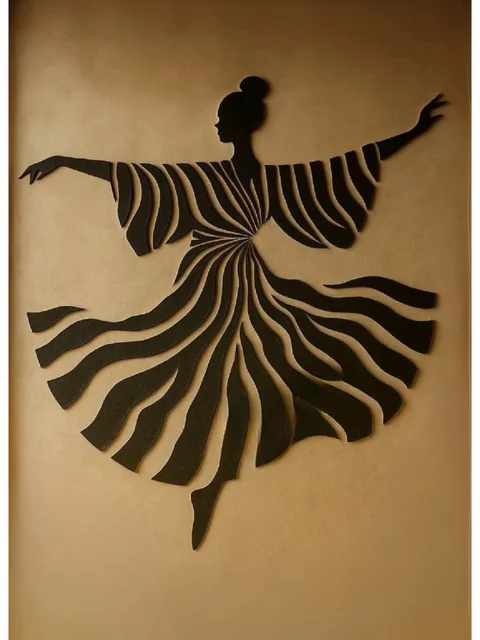 Model de tablou în relief: Dansatoarea