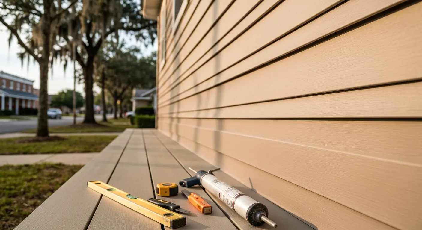 Siding replacement project