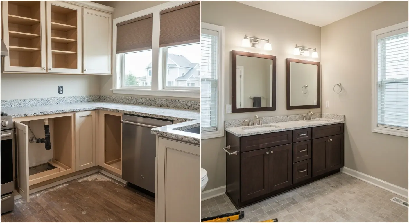 Custom kitchen and bathroom designs