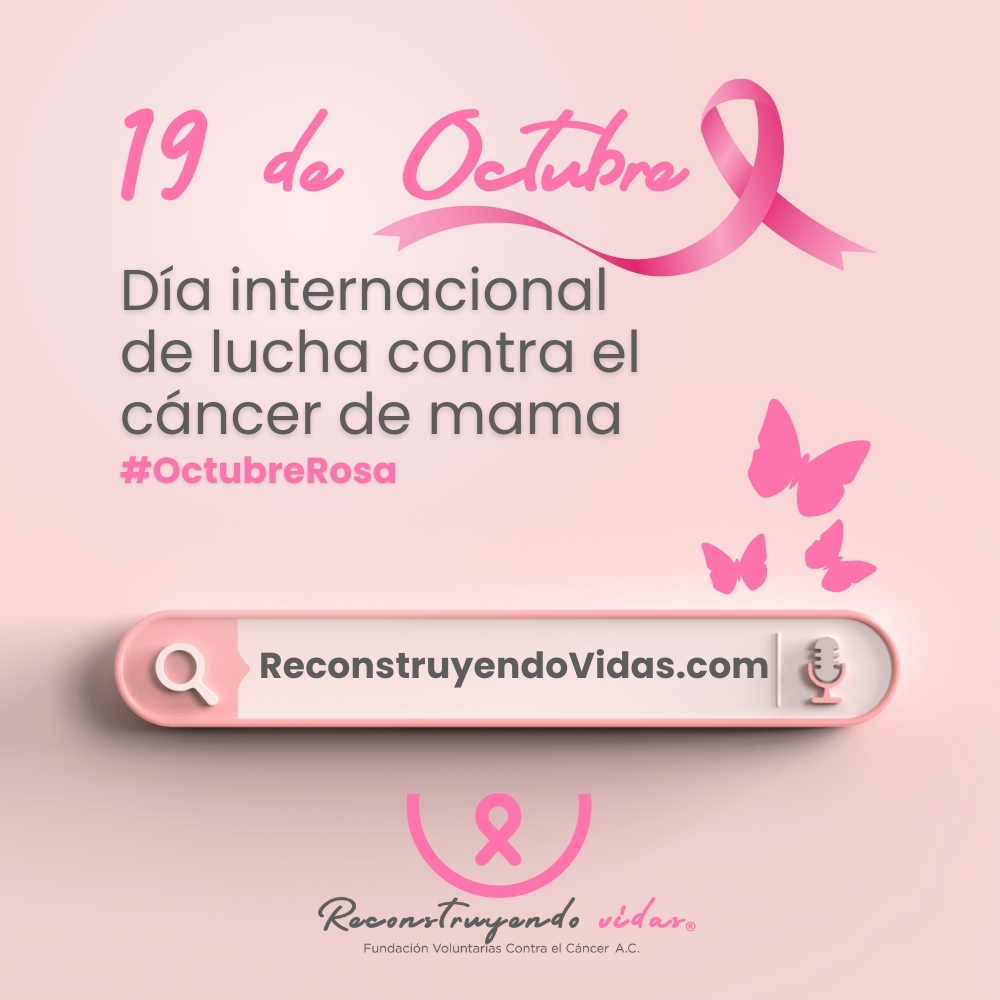 Lazo rosa que representa la lucha contra el cáncer de mama durante el mes de octubre.