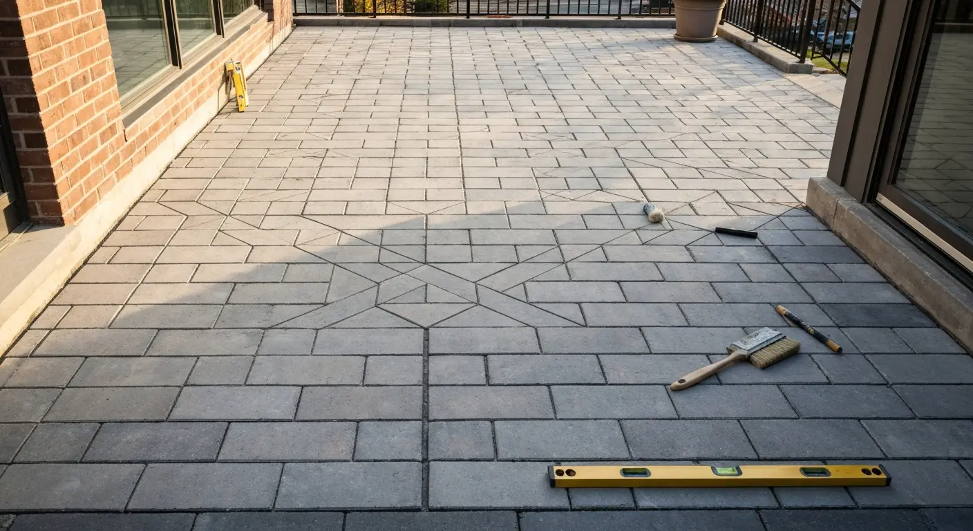 Patio installation project