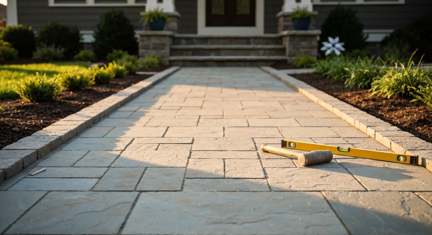Walkway installation project