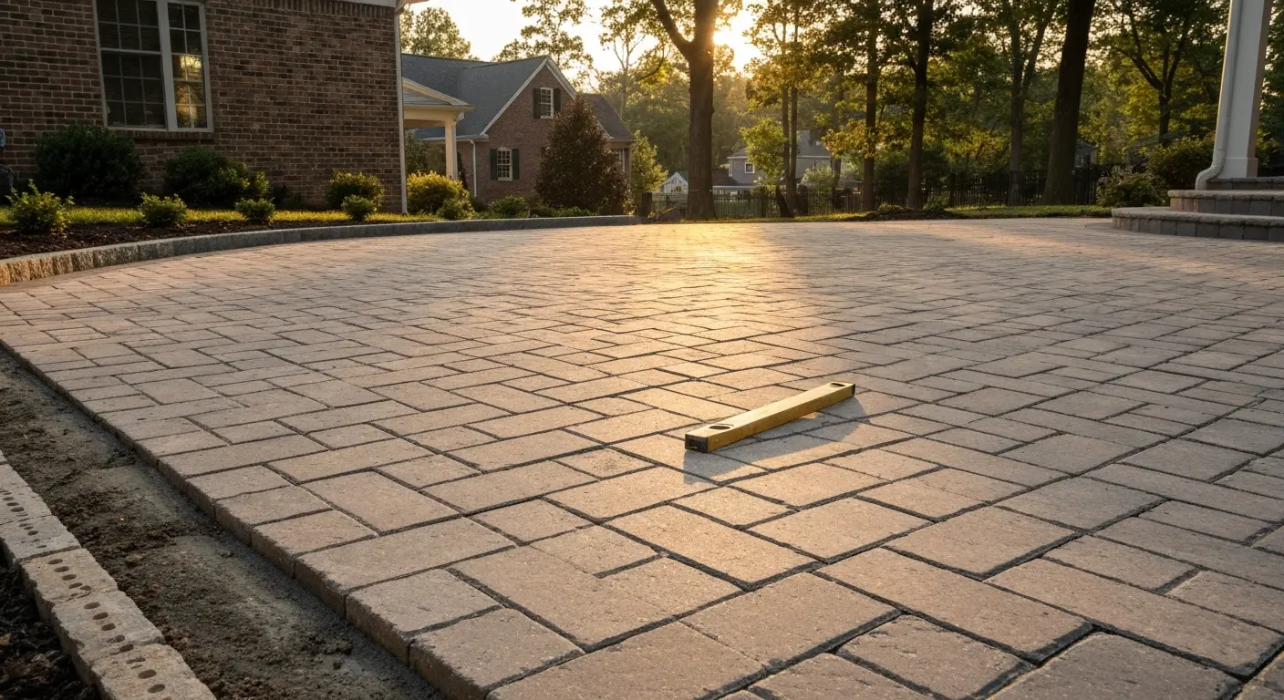 Hardscape and patio installation