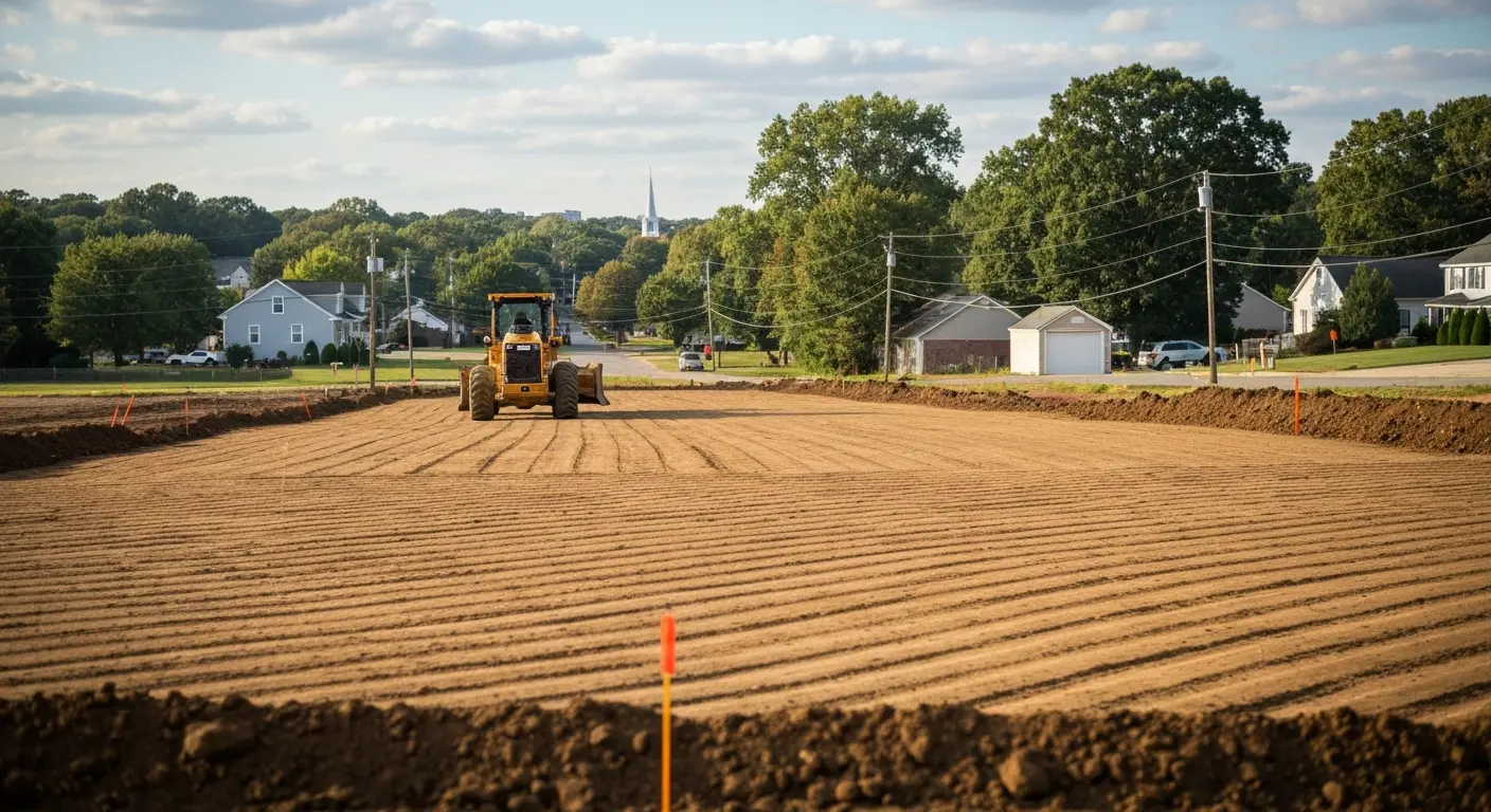 Grading and excavation work