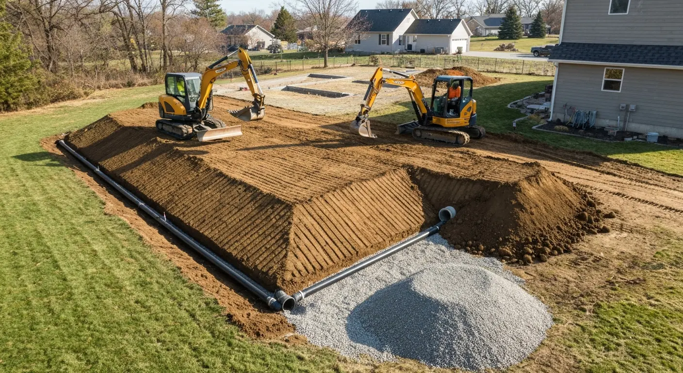 Grading and excavation work