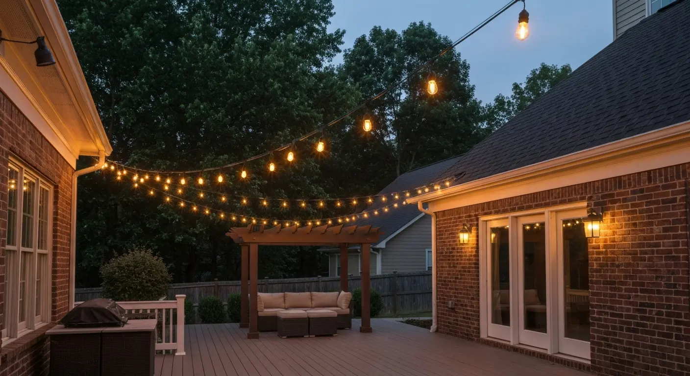 Outdoor entertaining lights