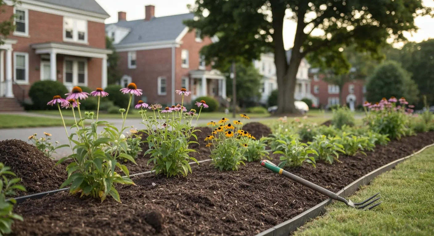 Native plants installation