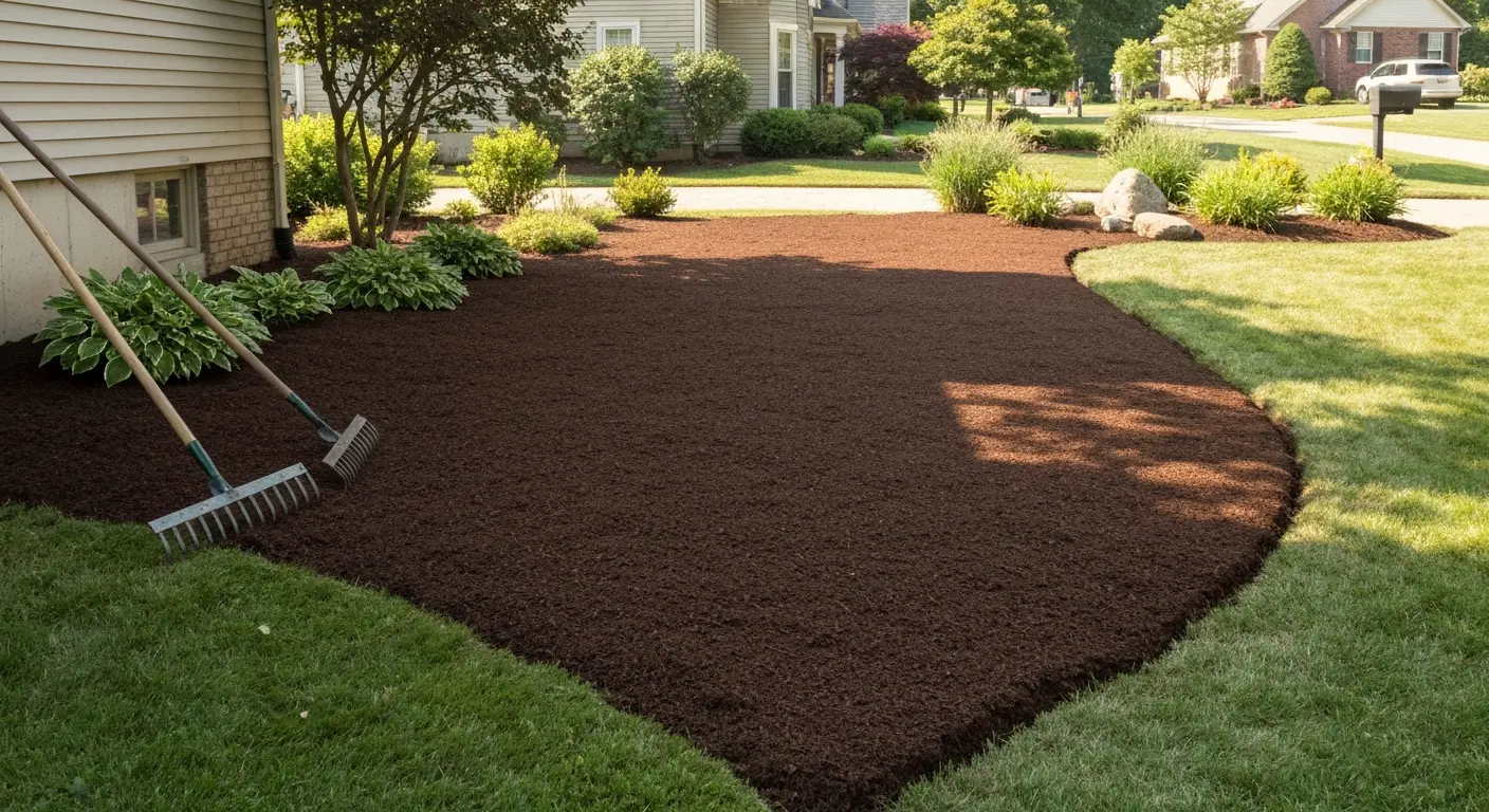 Mulch installation