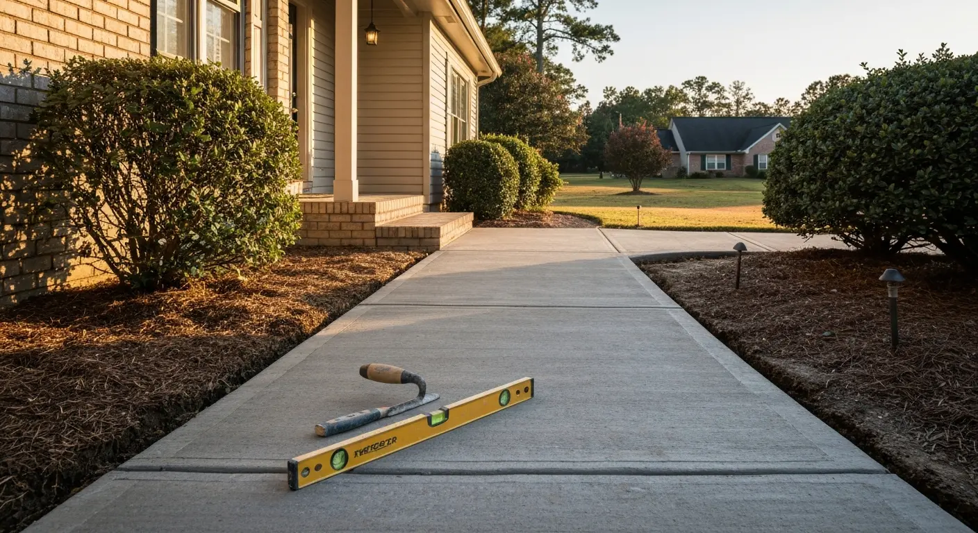 Walkway installation project
