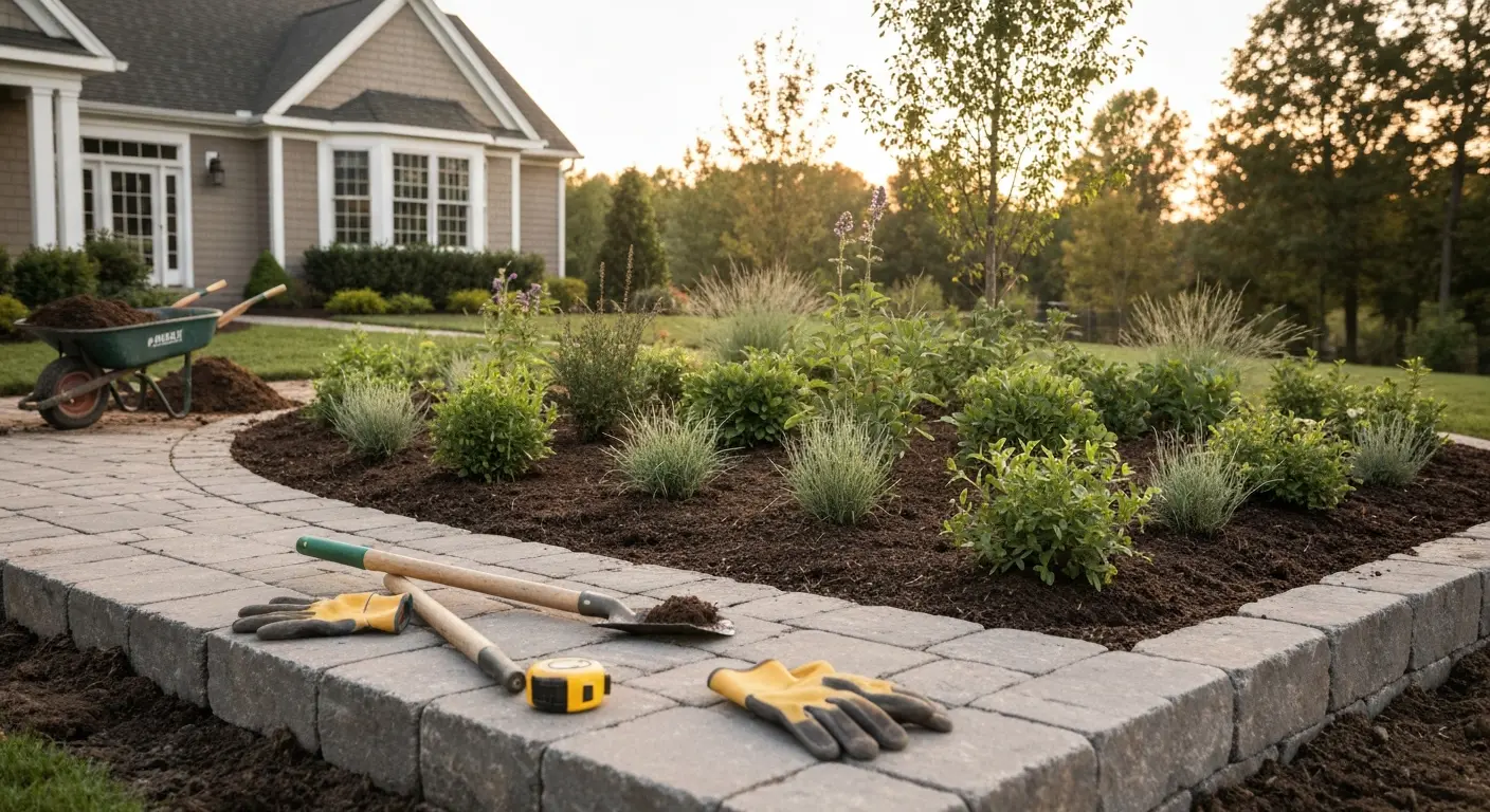Landscape design and planting project