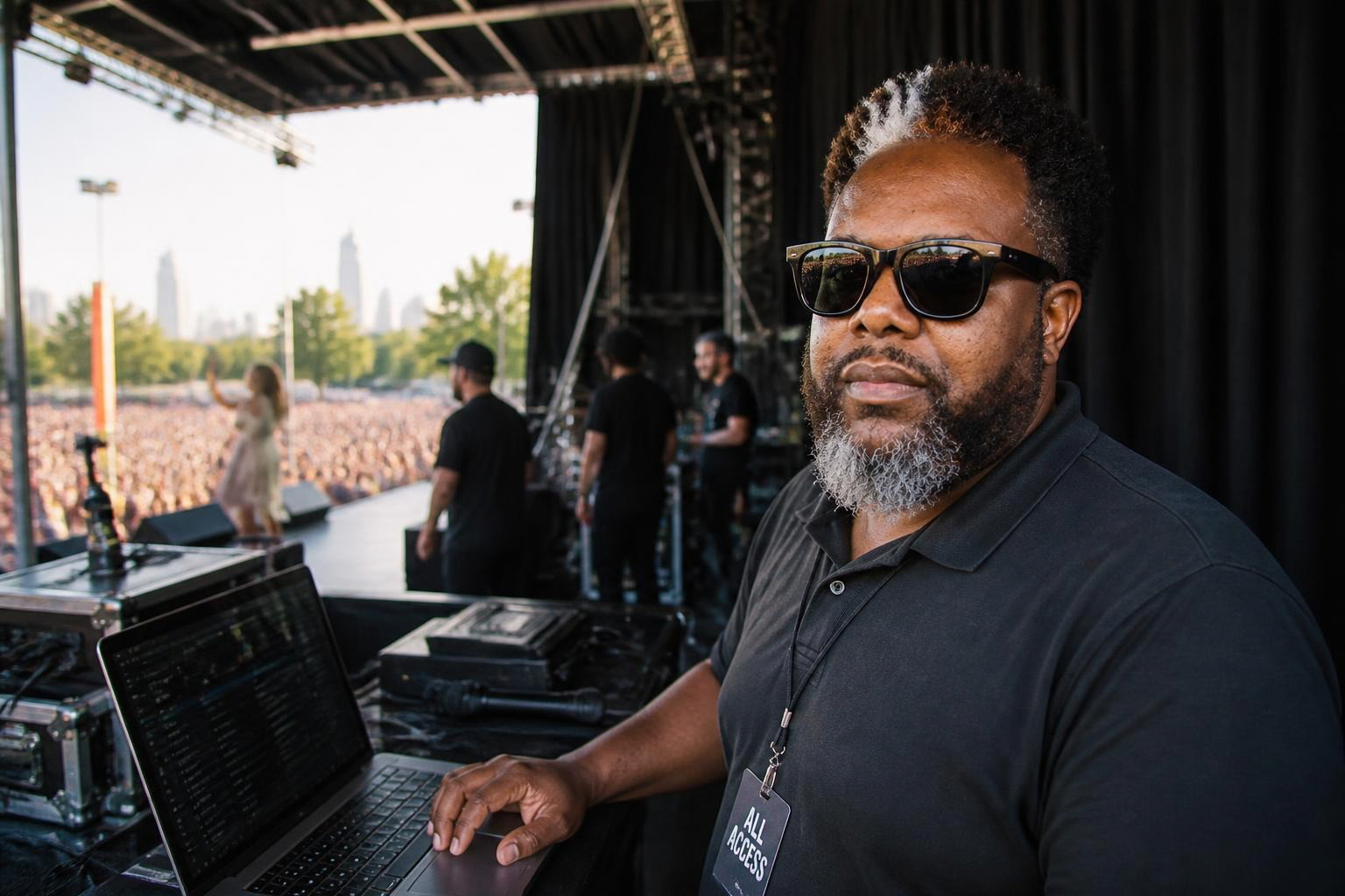 Jasson Martin playback engineering and touring production
