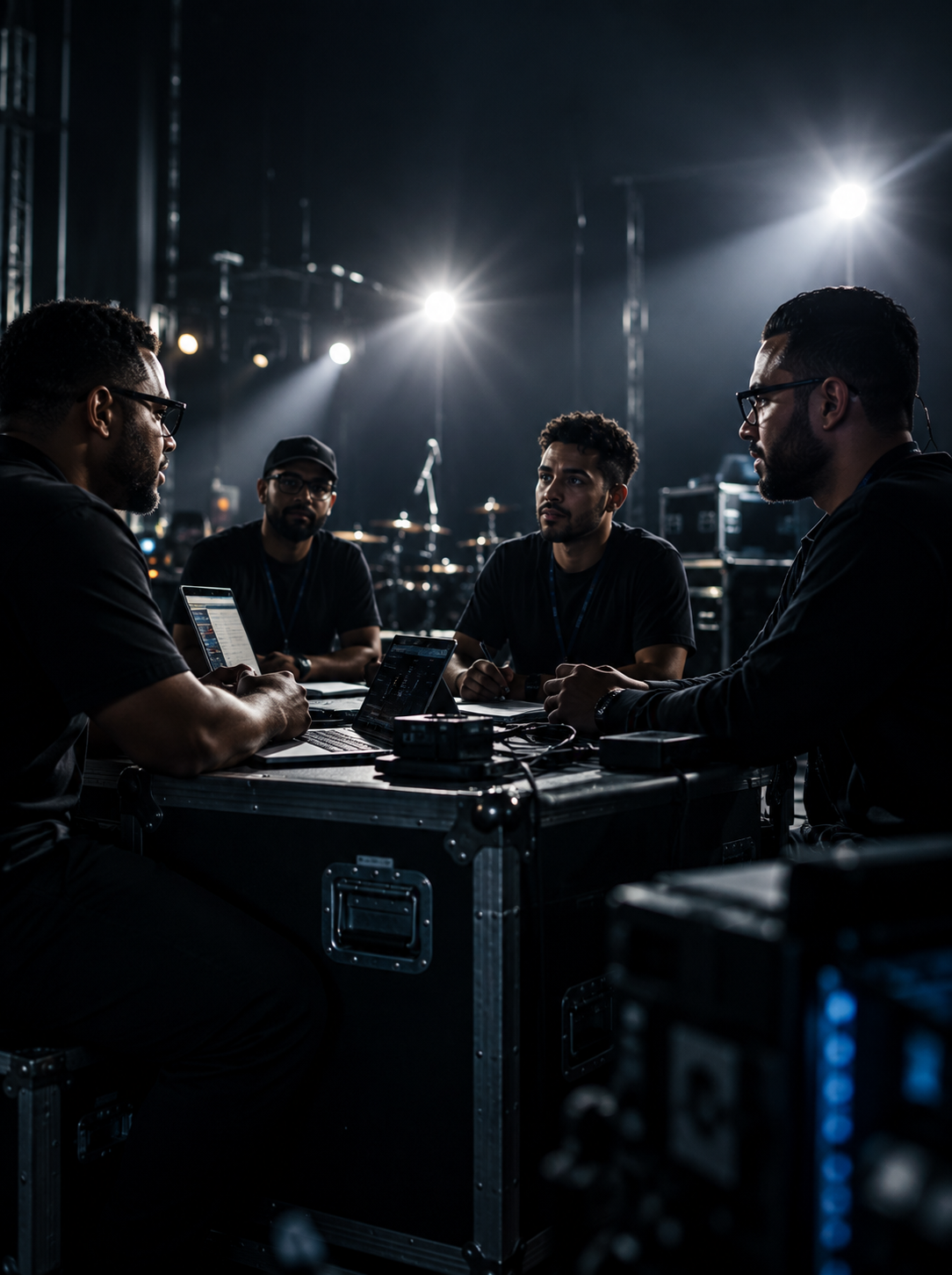 Playback training for production teams