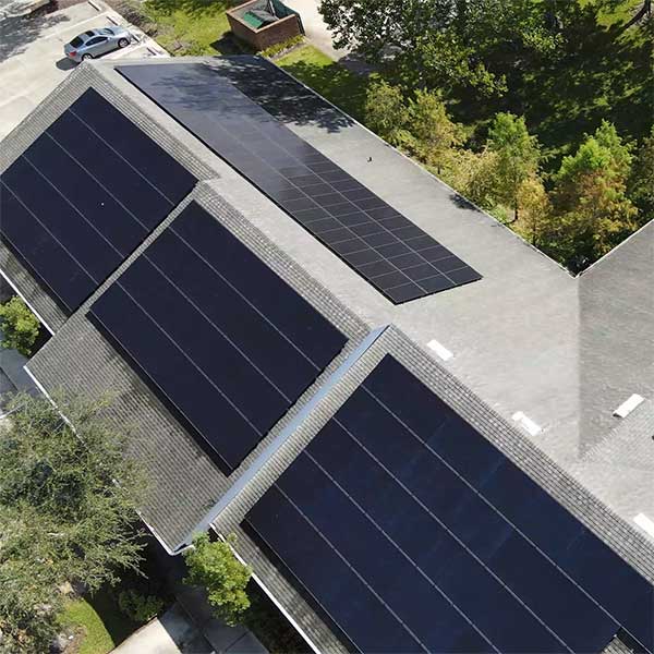 Solar plus roofing in one project