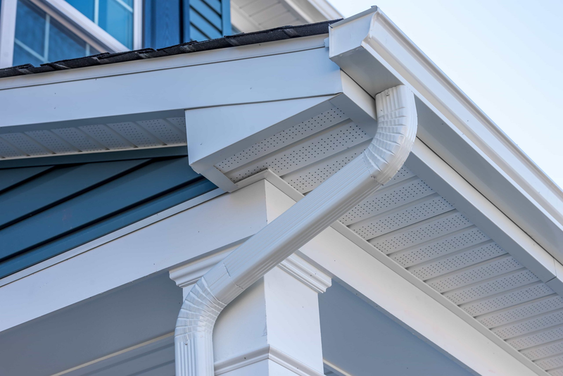 Completed gutter project by Advantage Roofing