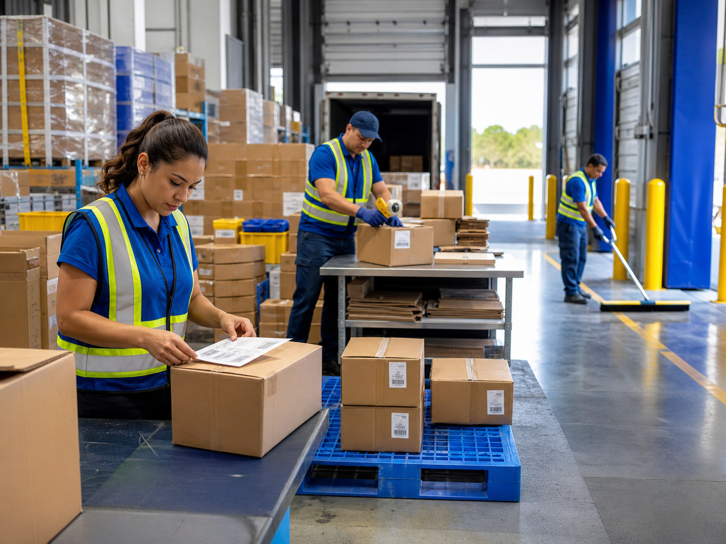Quality Workforce Solutions logistics team