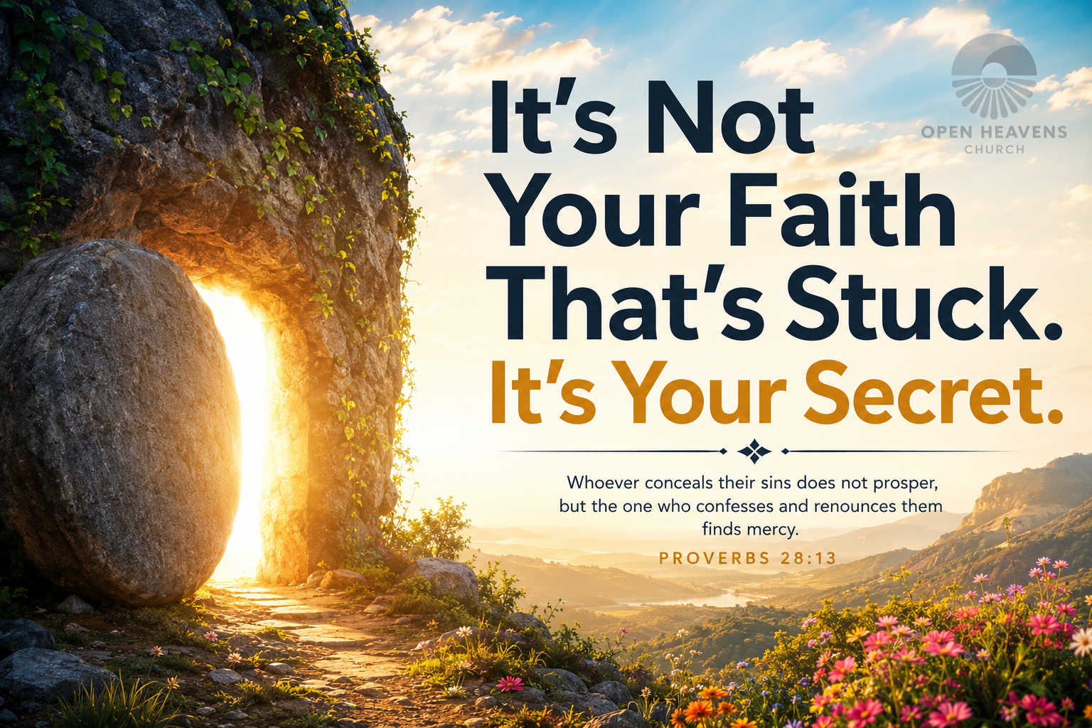 It’s Not Your Faith That’s Stuck. It’s Your Secret.