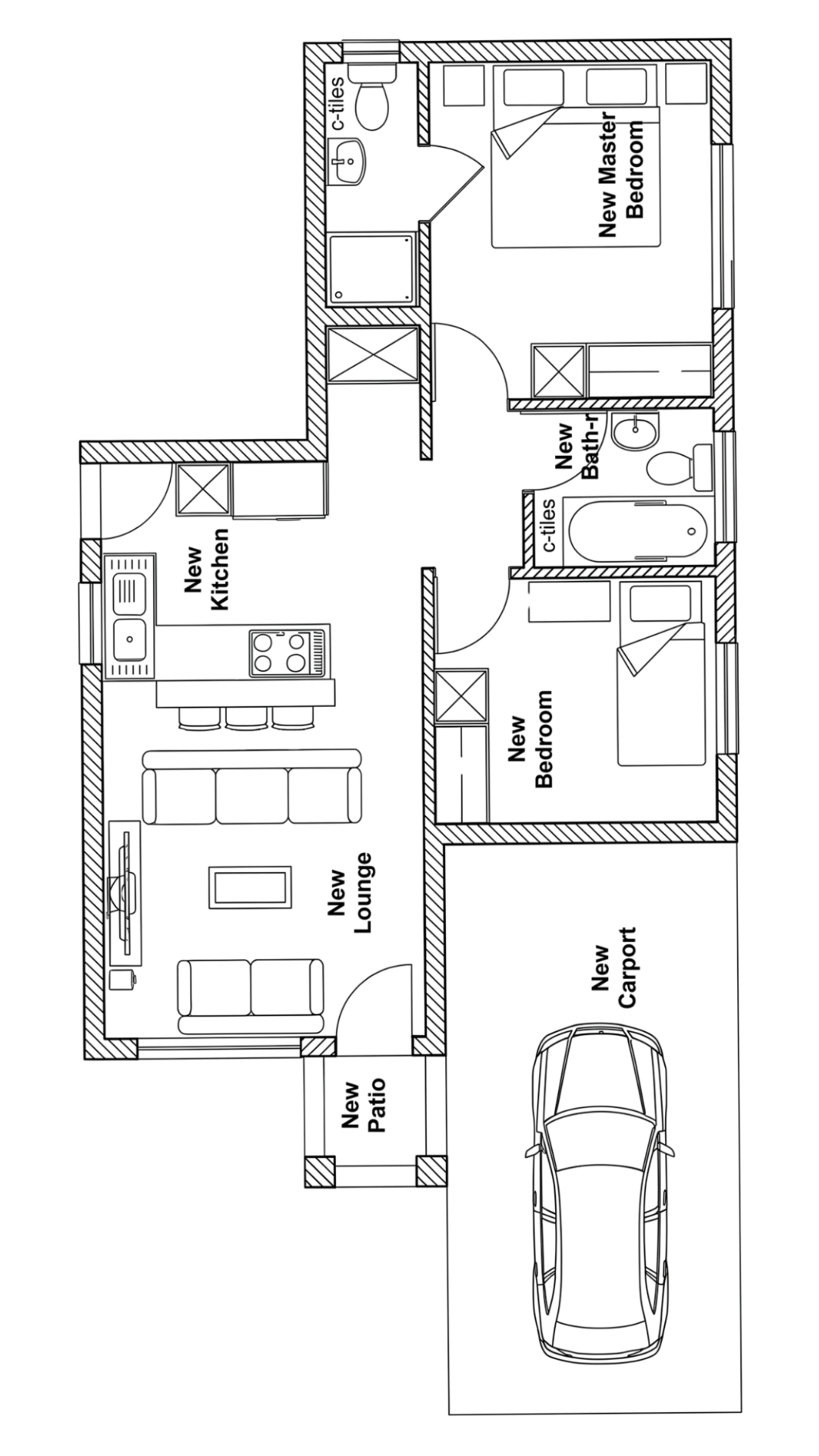 Package A floorplan