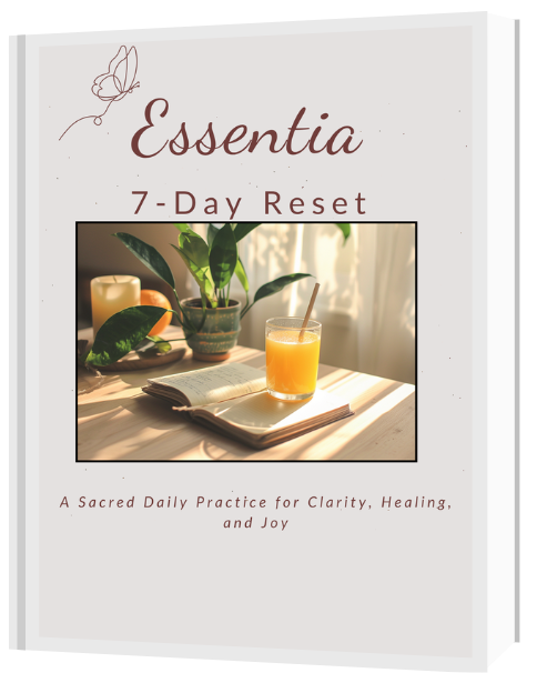 A sacred daily practice for clarity, healing, and joy. This is not a detox, it's a gentle rhythm, a beginning. Through nourishing juices, soulful reflection, and daily practices, this reset offers a space to begin again. Let this be your invitation to come home to yourself. 