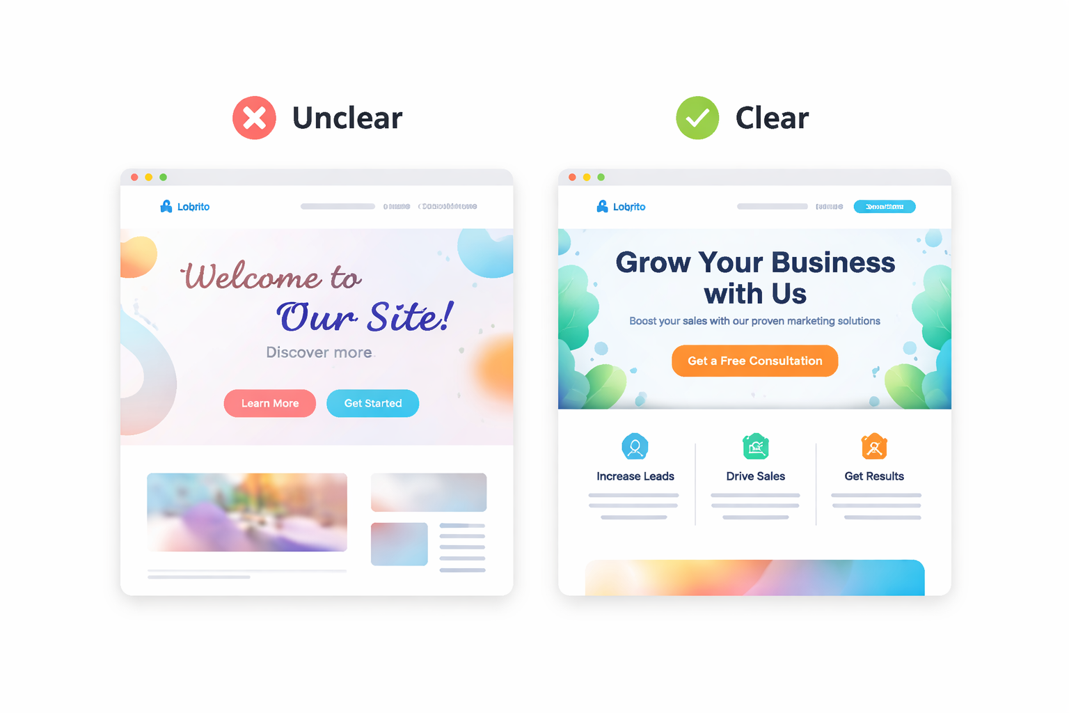 homepage messaging clarity example homepage messaging clarity example