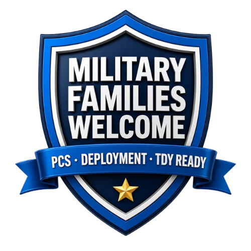 Military families welcome, ready for PCS, deployment, and TDY