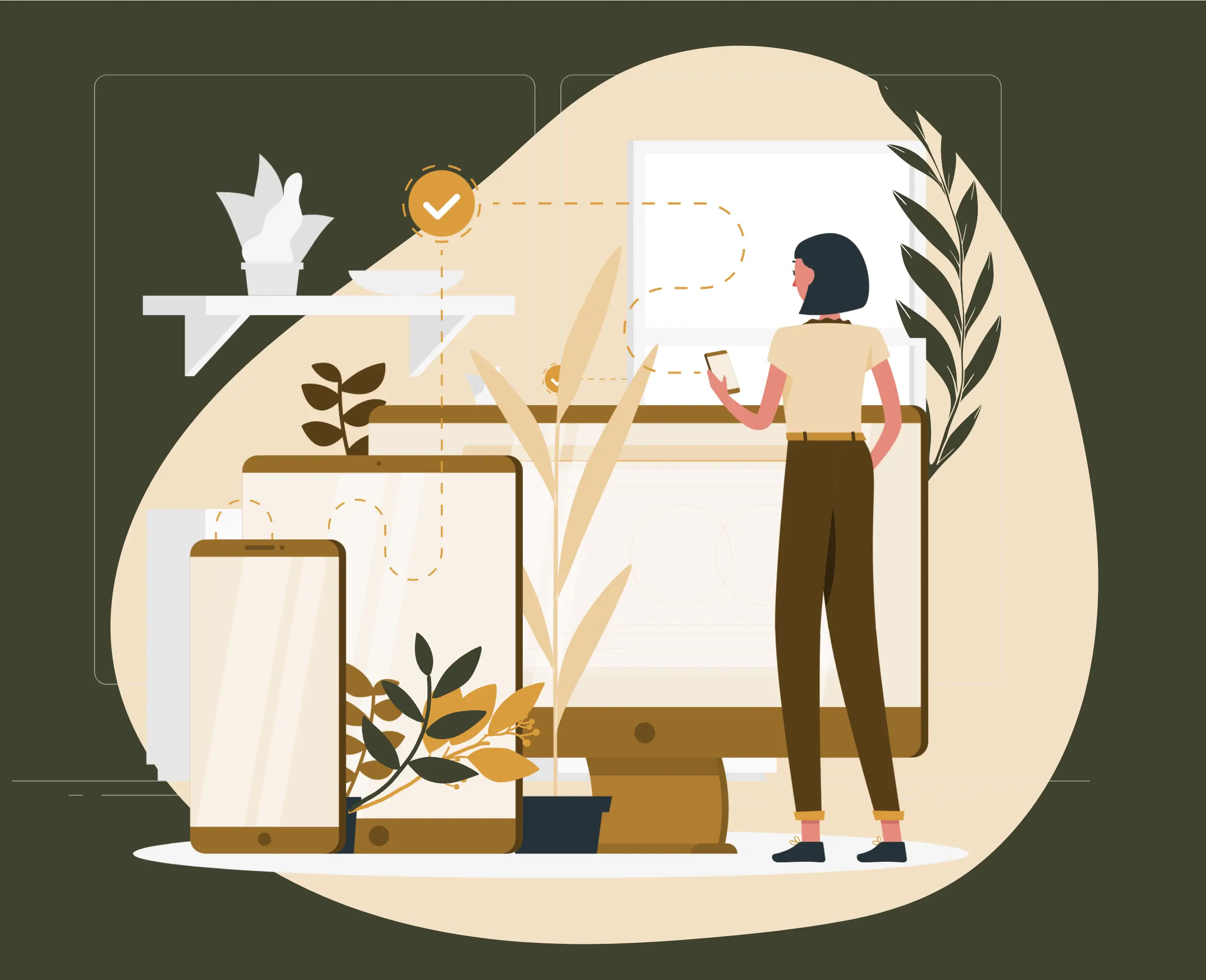 Complete funnel system <a href="https://storyset.com/user">User illustrations by Storyset</a>