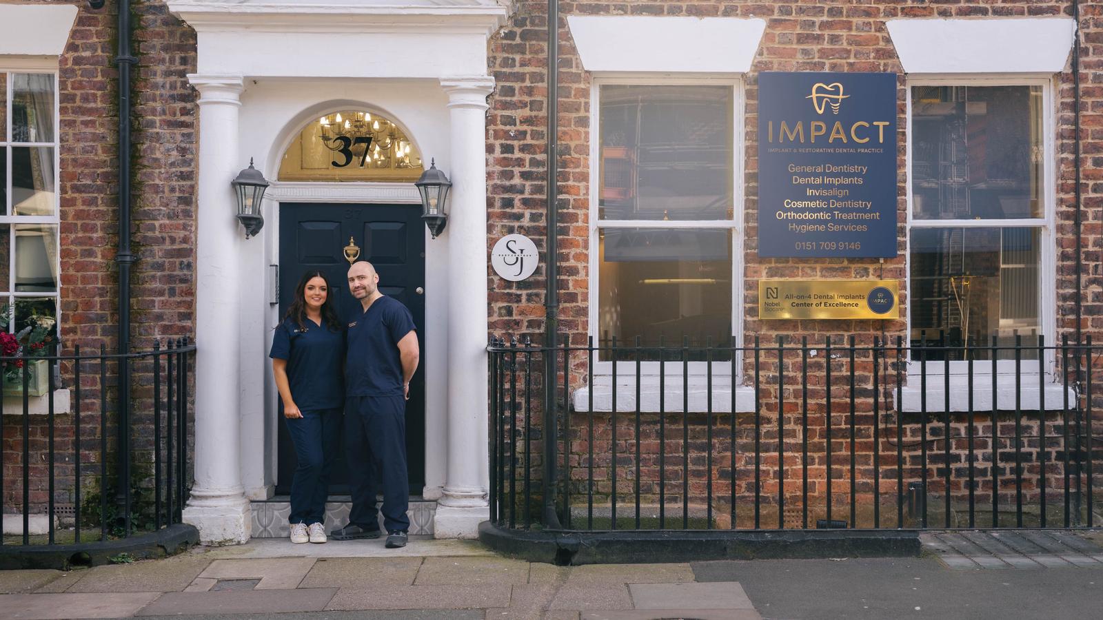 Impact Dental's private clinic on Rodney Street, Liverpool