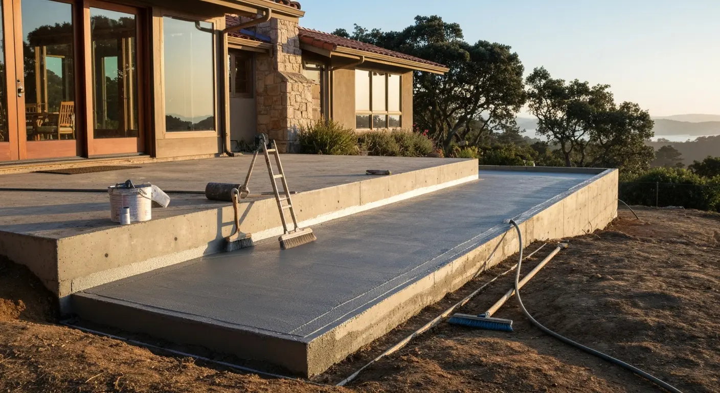 Foundation waterproofing work