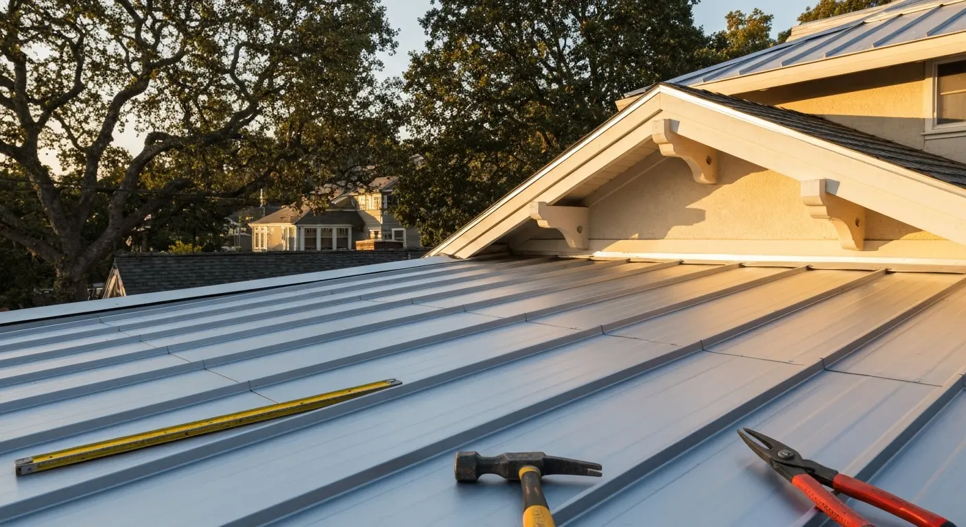 Roofing installation in Larkspur