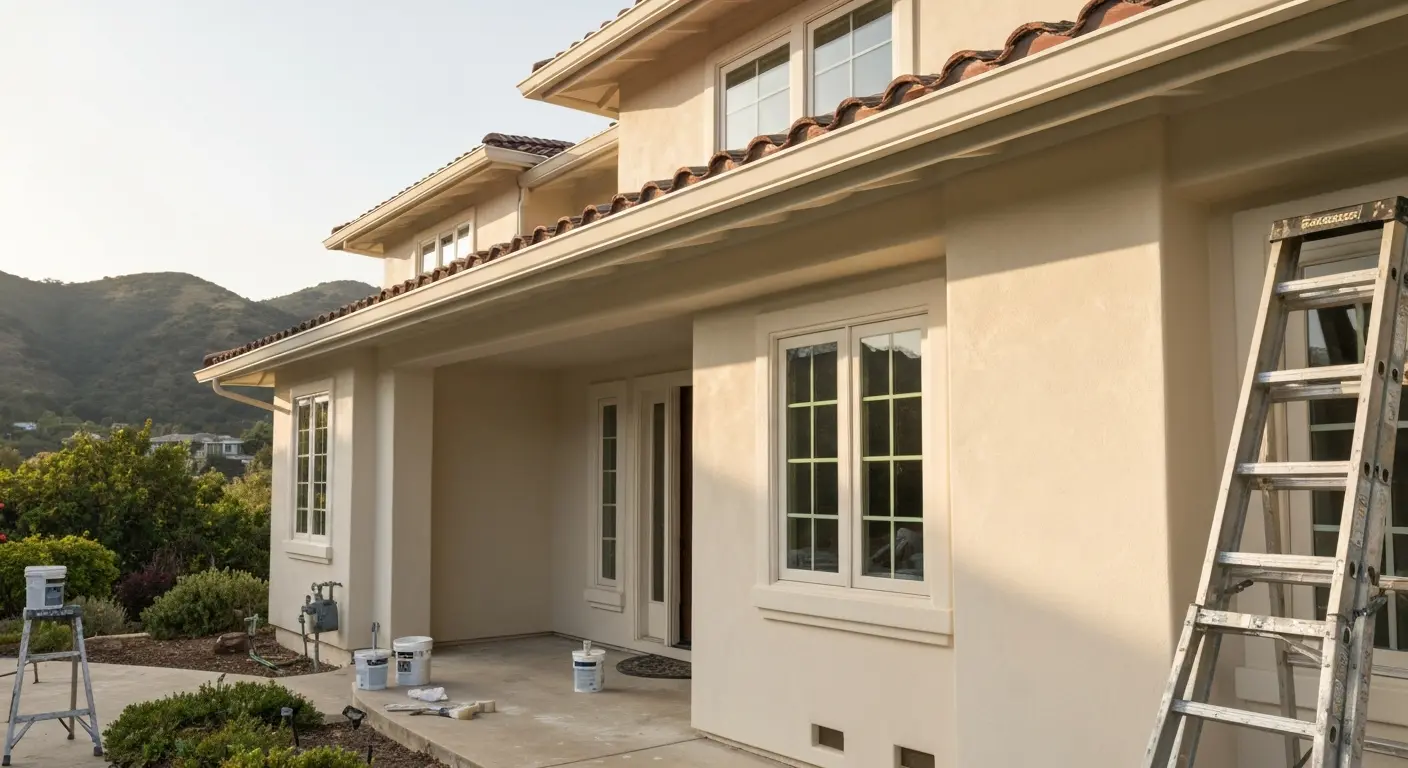 Residential exterior painting in Tiburon