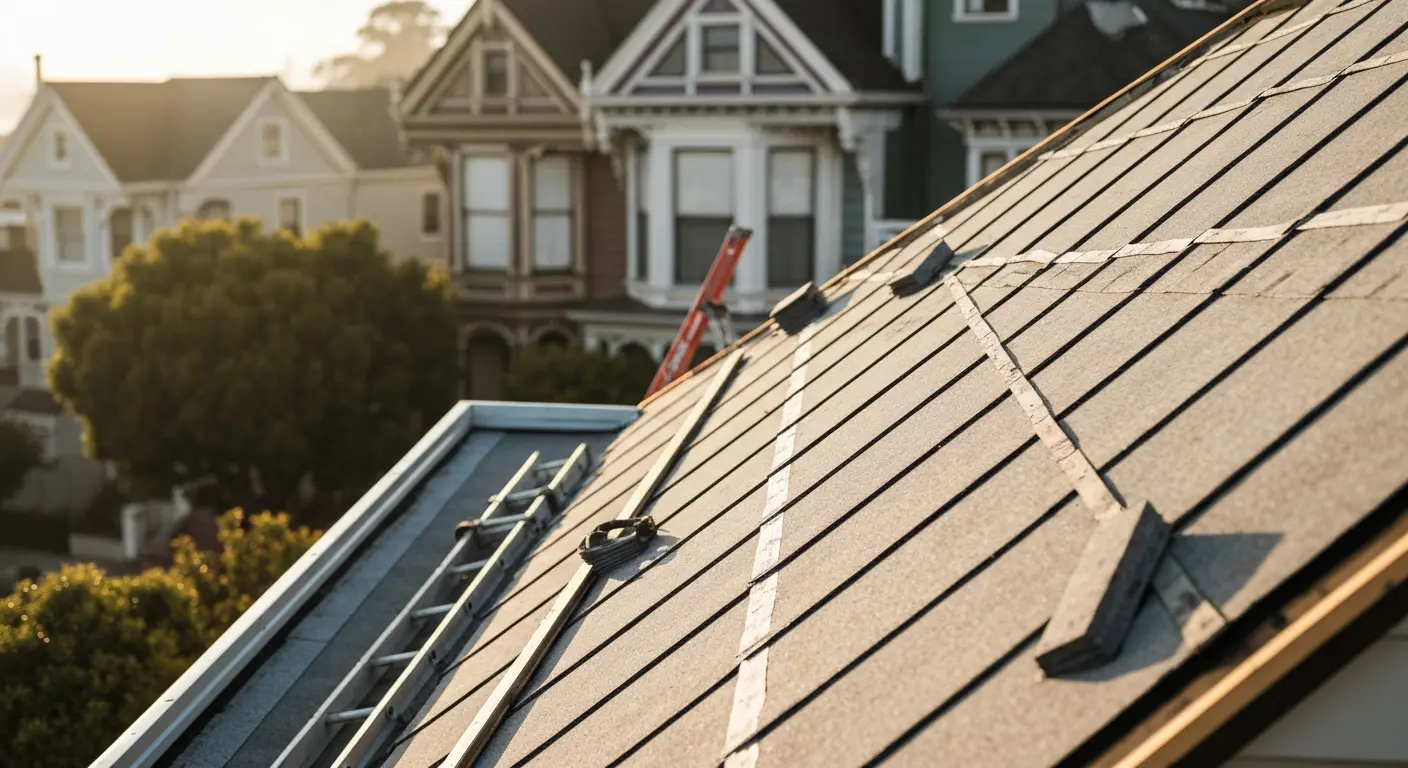Roof and siding work