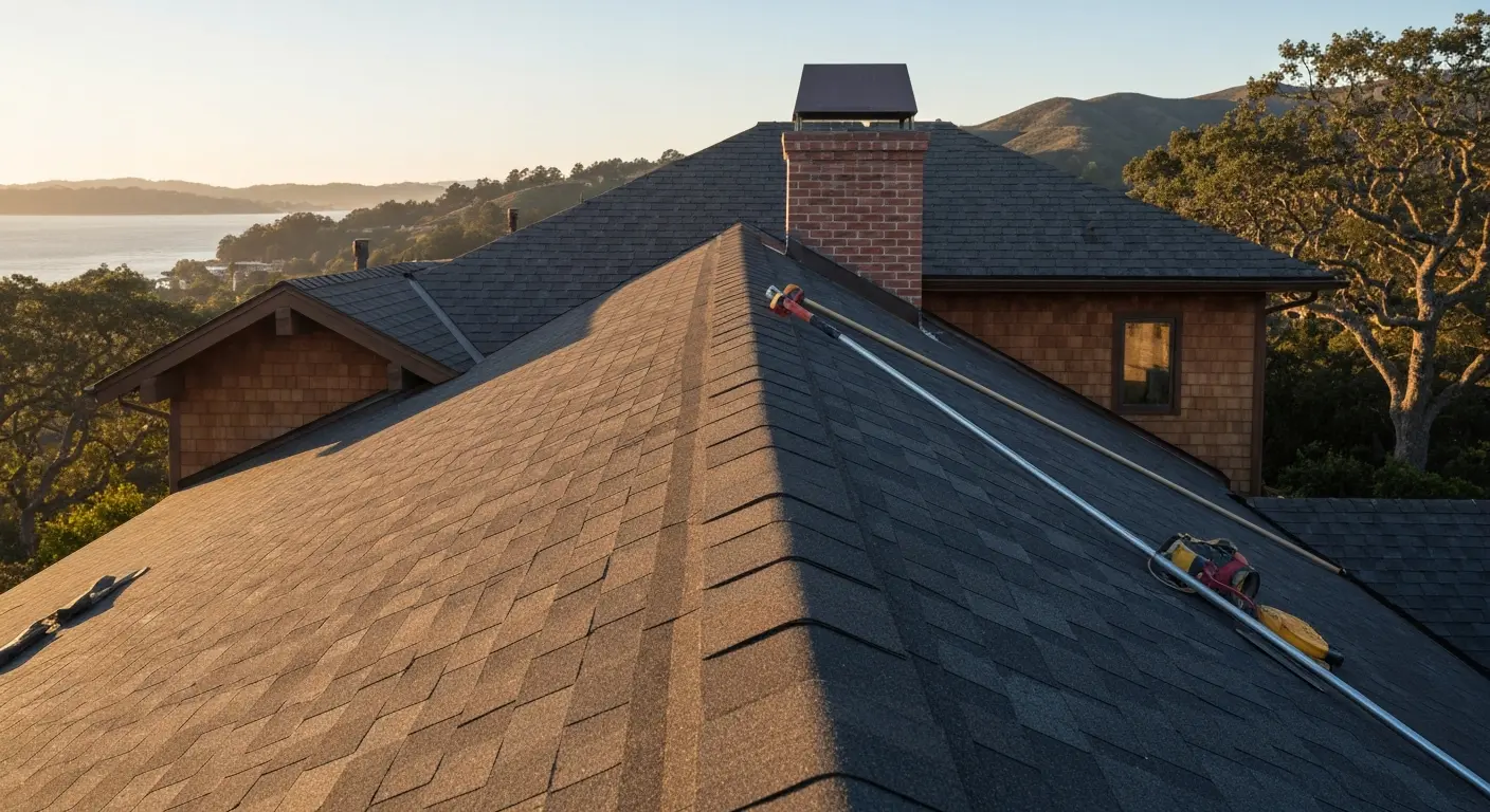 New roof installation