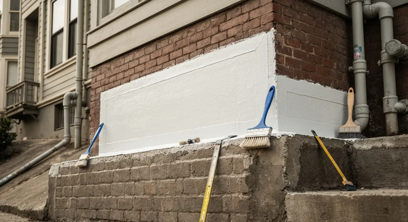 Waterproofing installation in North Beach