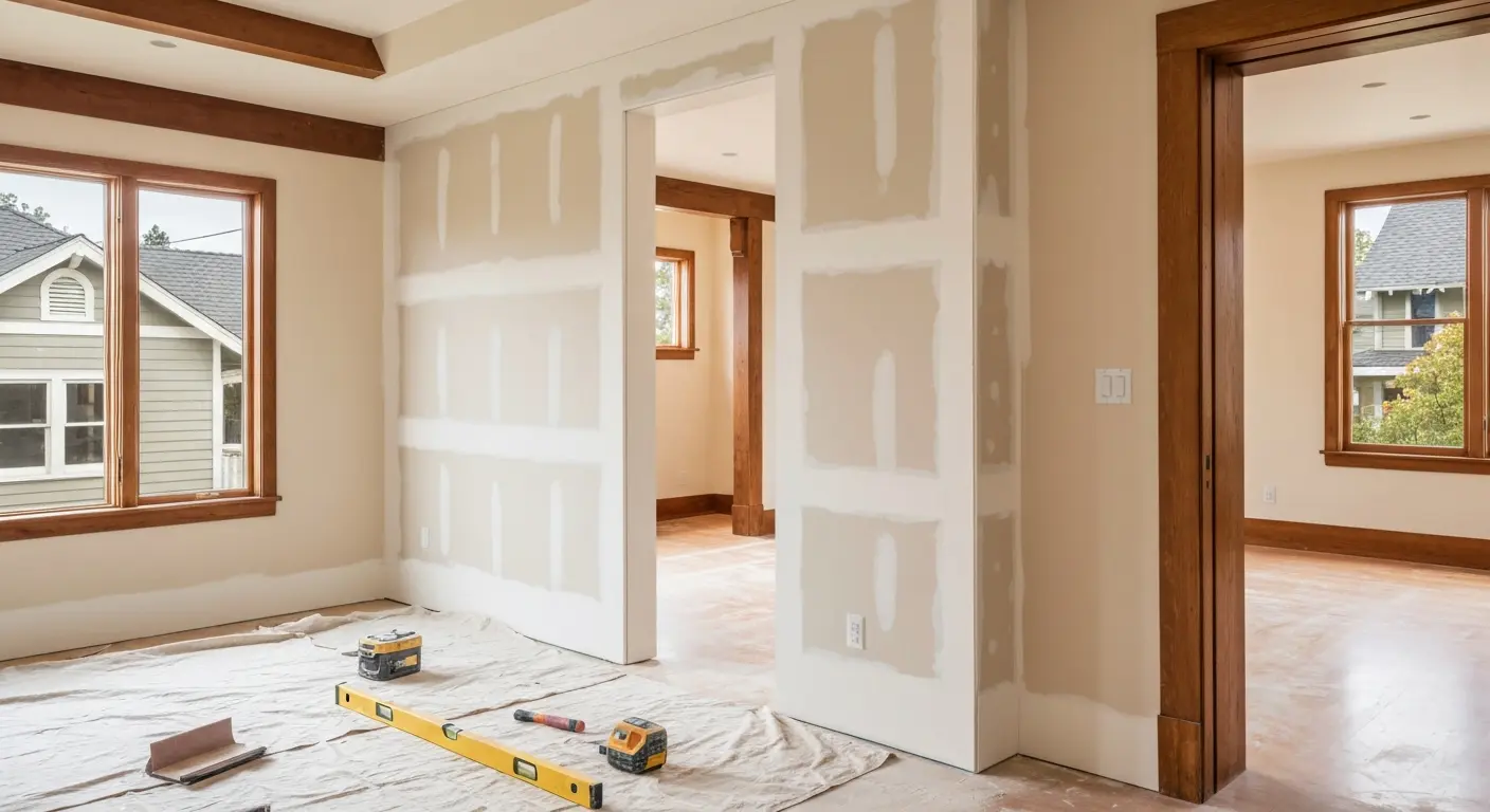Interior remodeling and drywall