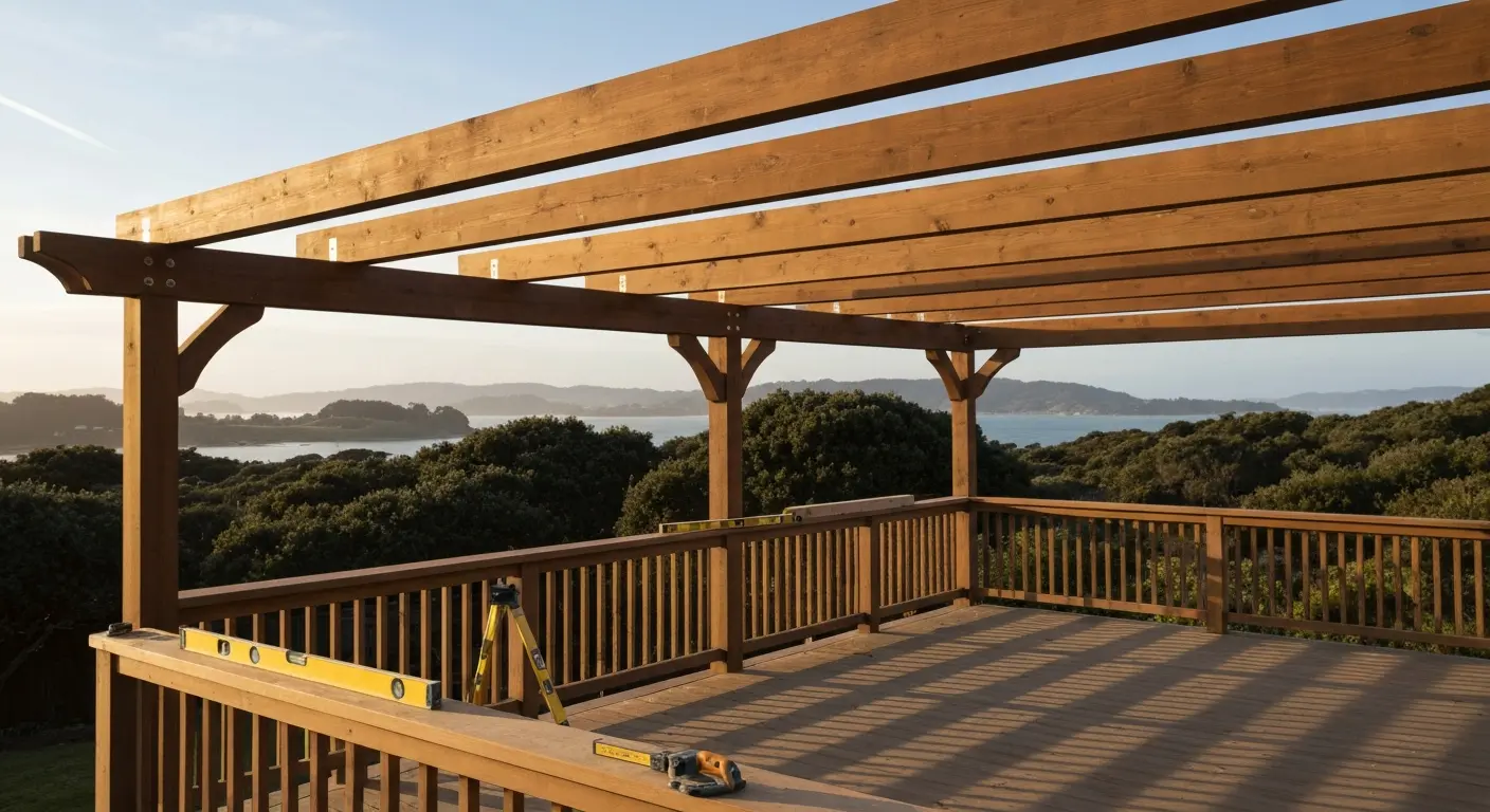 Pergola installation