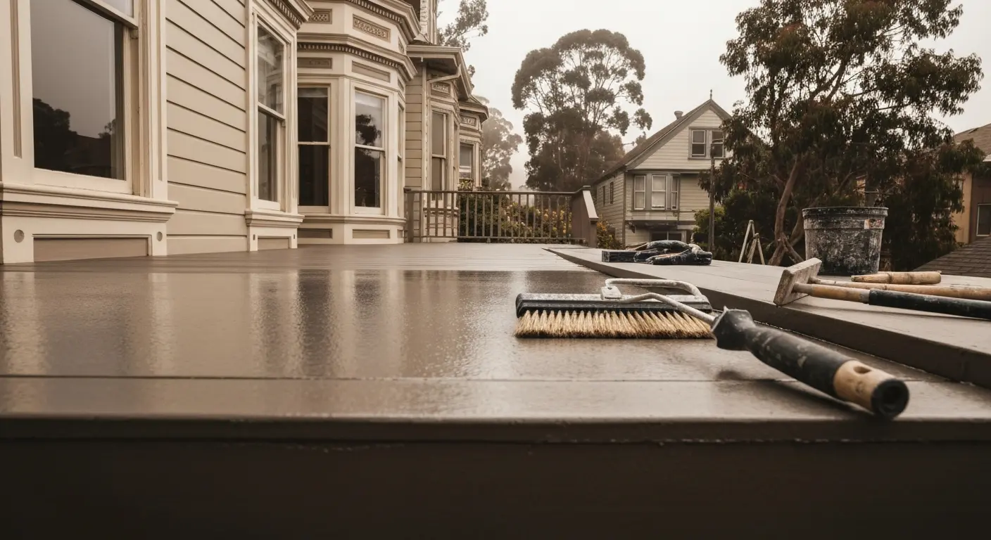 Deck waterproofing and construction