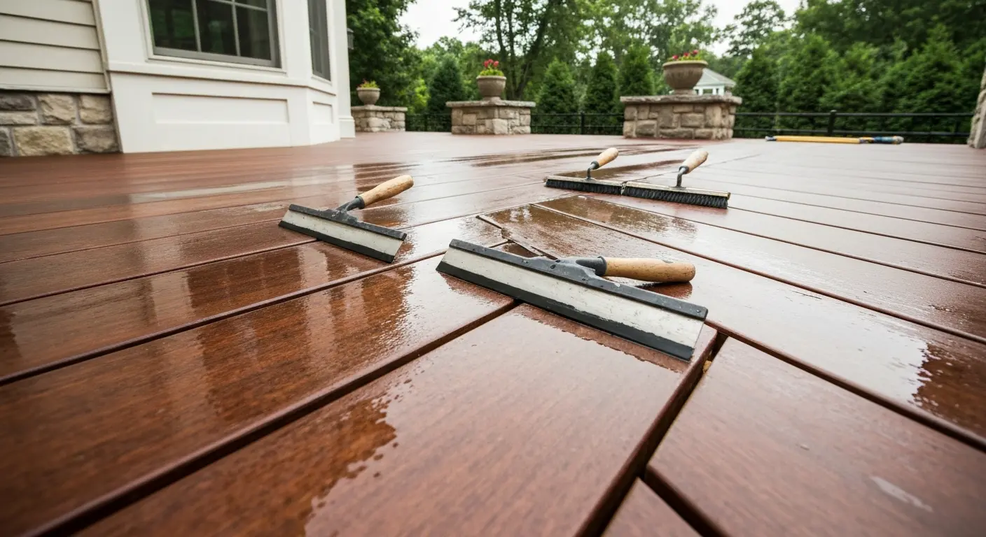 Deck waterproofing