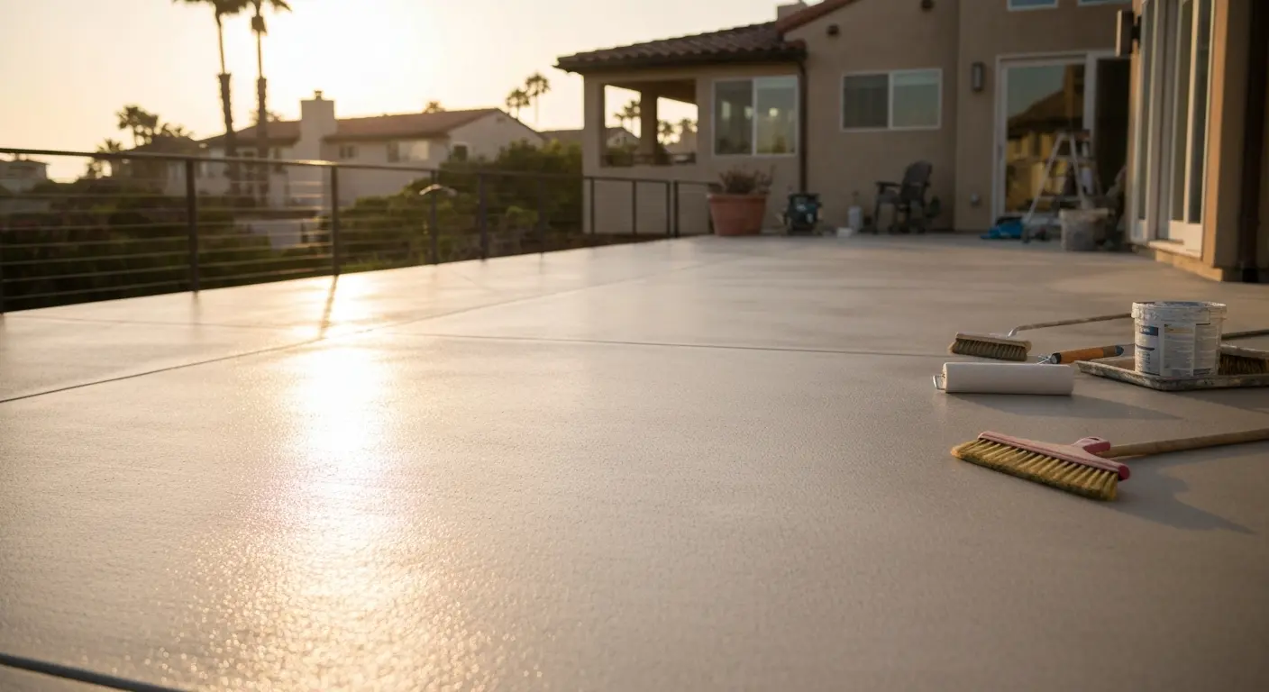 Concrete deck waterproofing