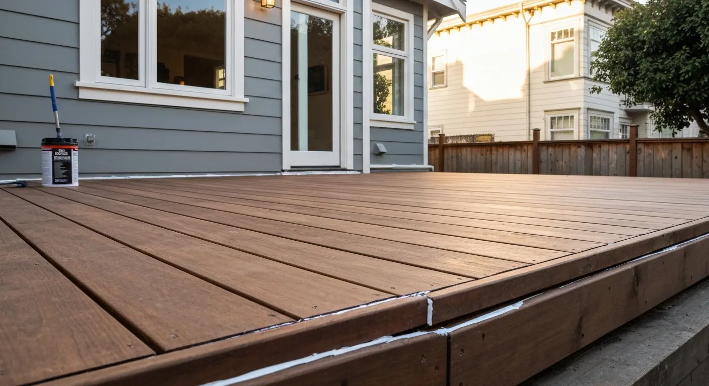 Deck waterproofing project