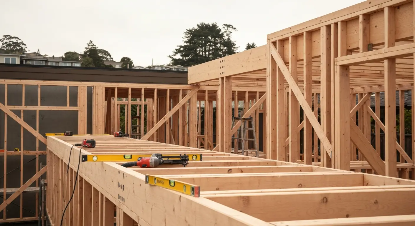 Framing crew at work