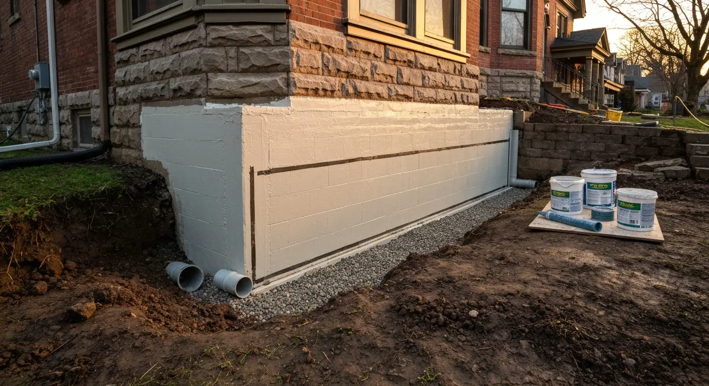 Foundation waterproofing