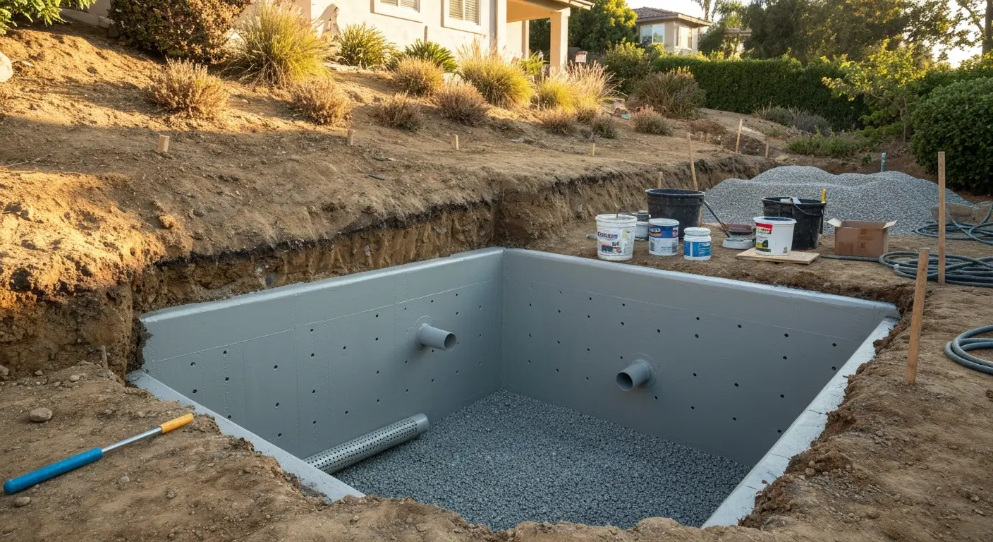 Waterproofing work