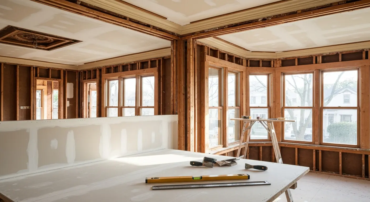 Framing and interior work