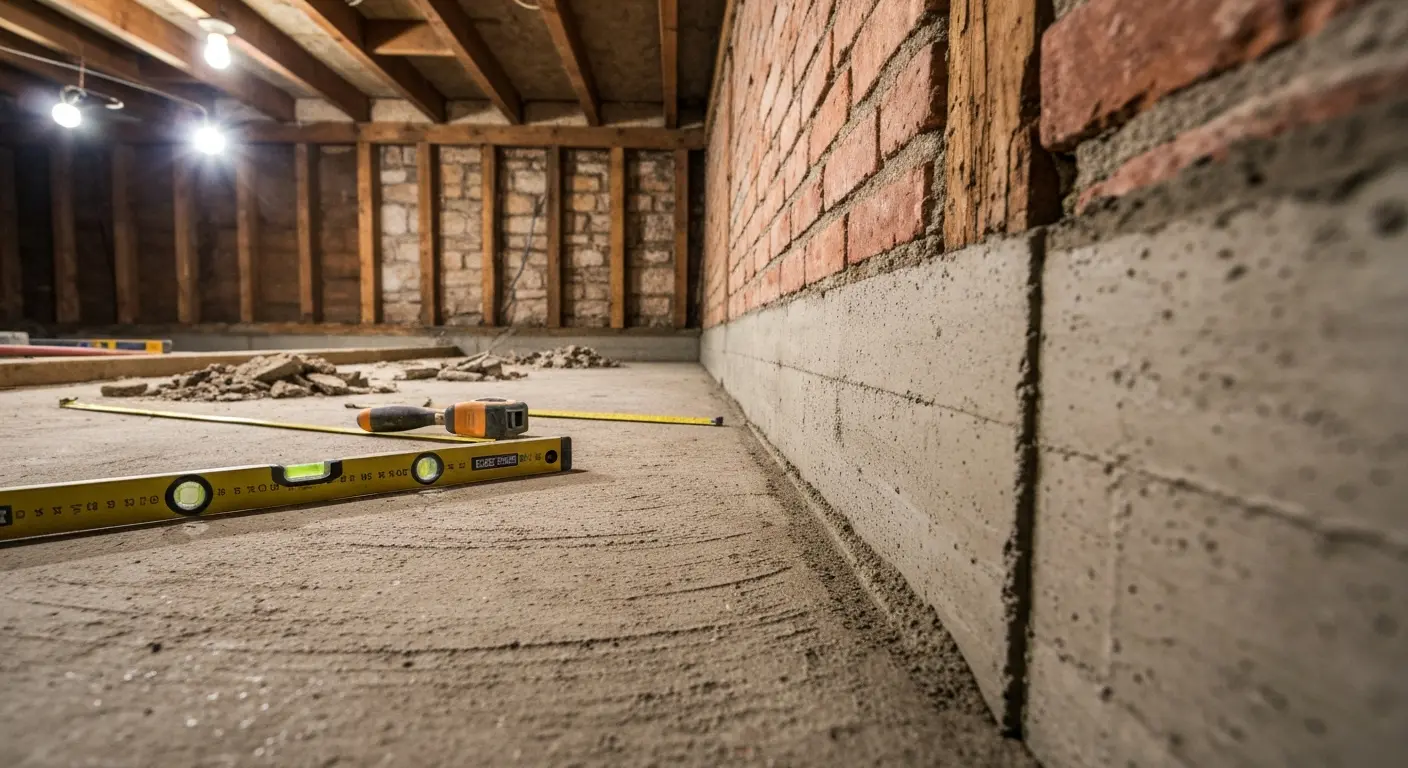 Foundation repair work
