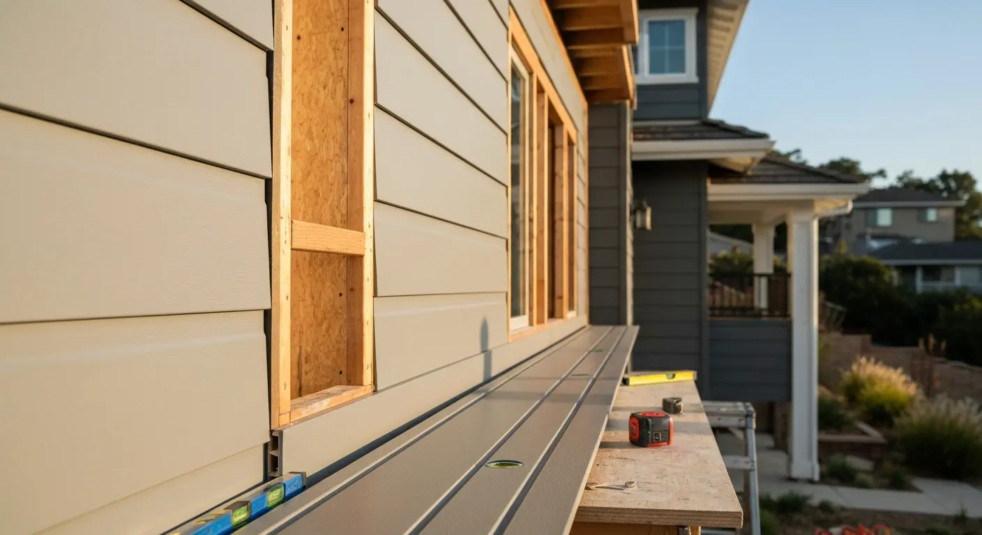Exterior remodel and siding work