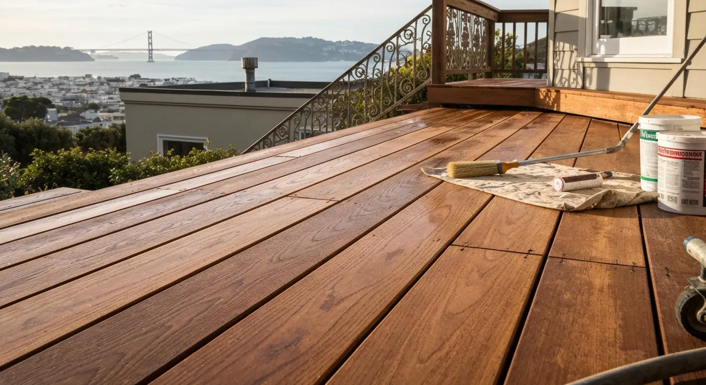 Deck waterproofing project