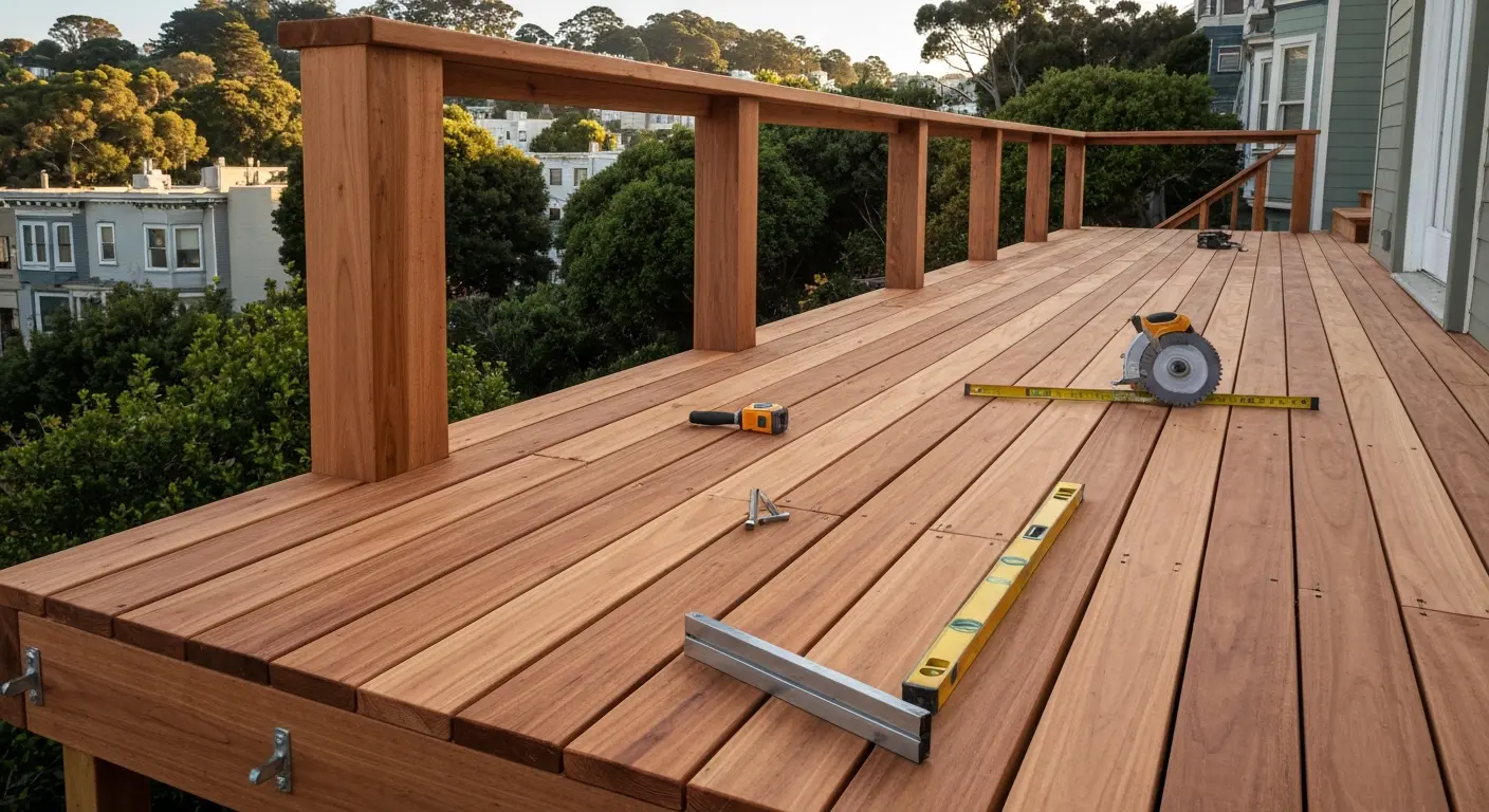 Custom deck installation
