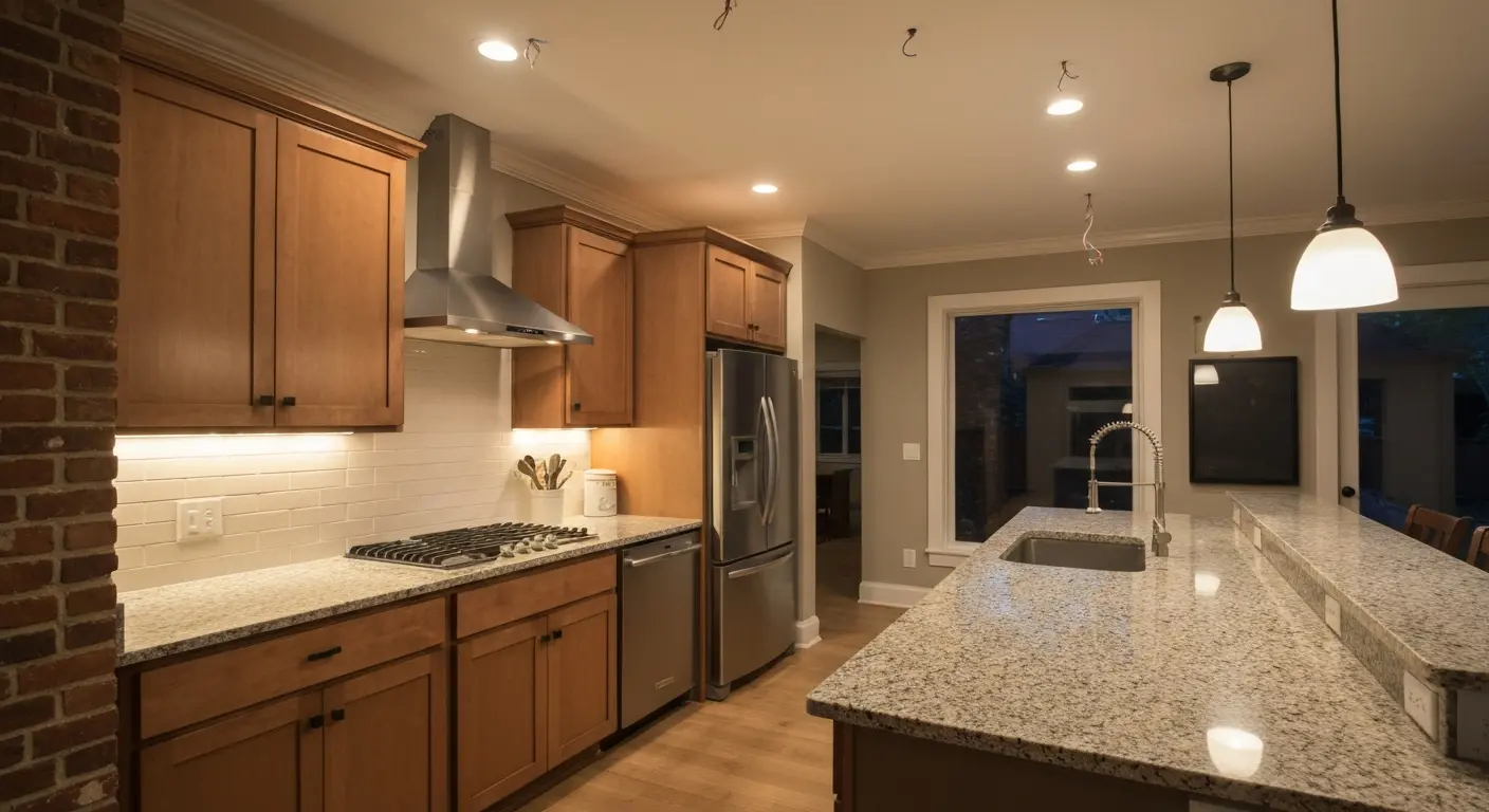 Ambient kitchen lighting design